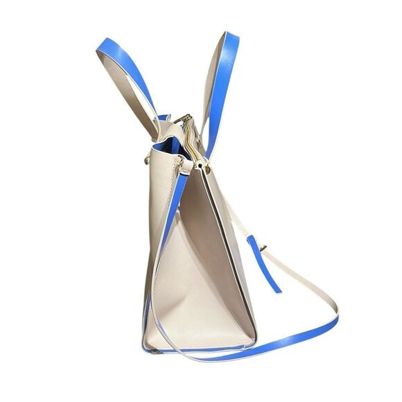 Kate Spade Cream And Electric Blue Crossbody Handbag - Picture 3 of 13